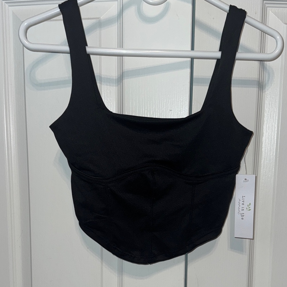 T.J.Maxx Black Women's Crop Top